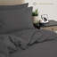 Microfibre Solid Colour Duvet Cover Set-133366789-133366797