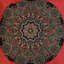 Kelowna Indoor / Outdoor Damask Square Throw Pillow Cover