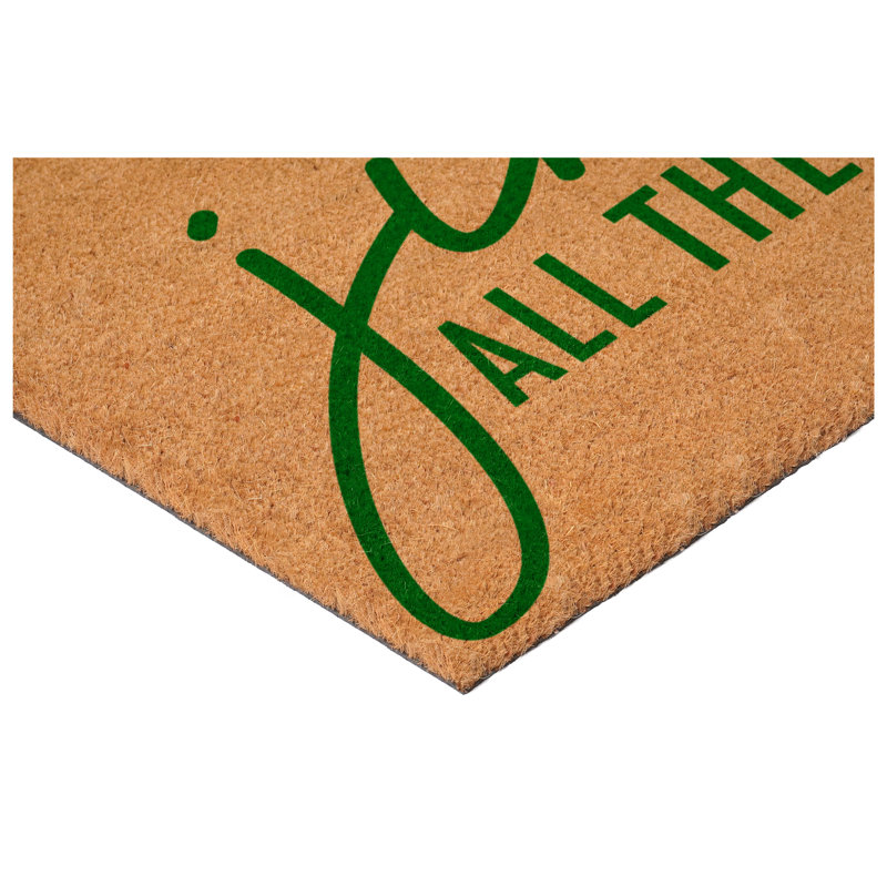 Paillasson vert 17 "x 29", L 17 po x L 29 po, Vert