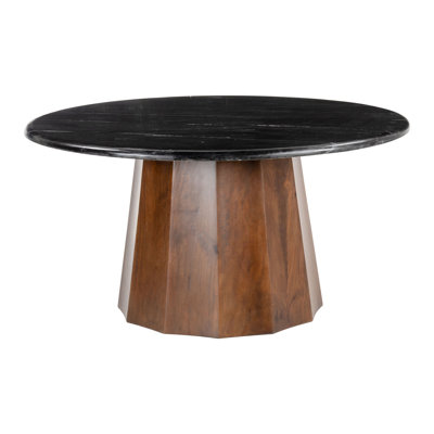 Table basse Aipe noire et brune