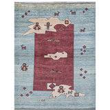 Hand-Knotted High-Quality Rust Area Rug