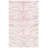 Vinney Ebony Hand Tufted Wool Cotton Animal Print Rug in Ivory/Pink-1384659707