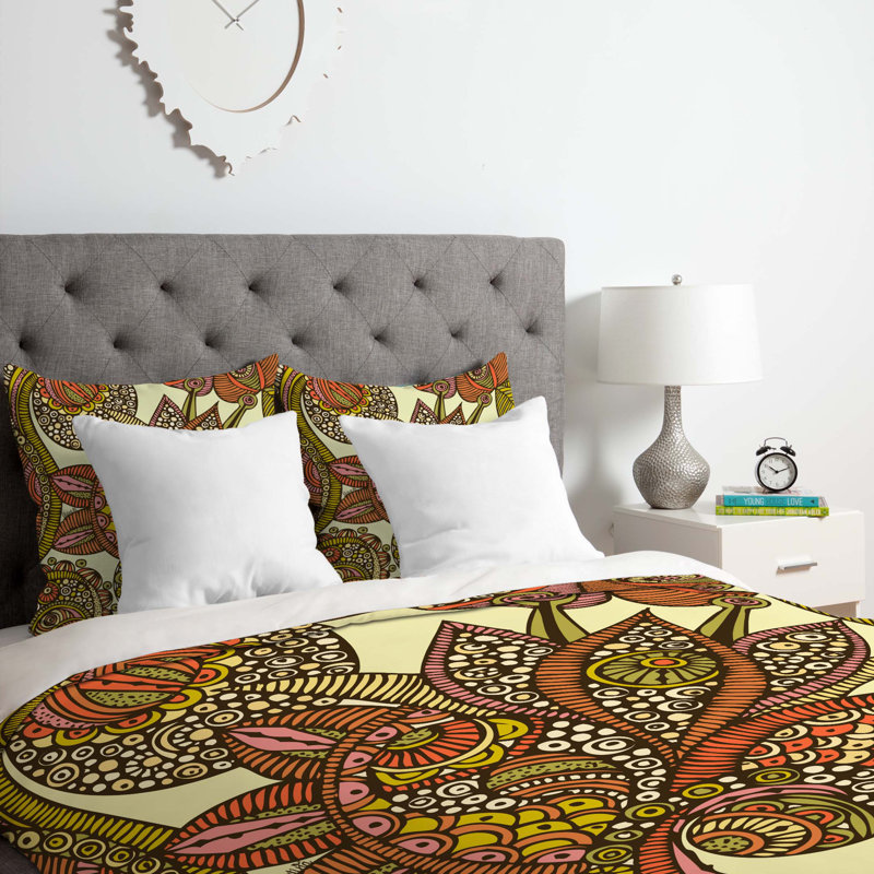 Housse de couette, Housse de couette simple + 1 taie décorative stan, Poids léger