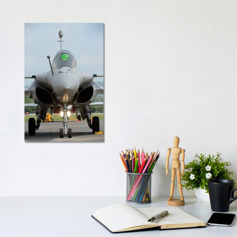 A Dassault Rafale Fighter Aircraft Of The French Air Force by Remo Guidi - Wrapped Canvas Gallery-Wrapped Canvas Giclée