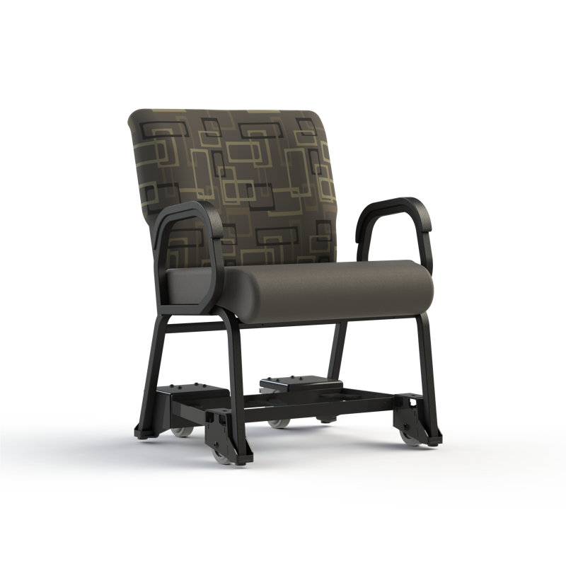 Chaise à accoudoir, gris