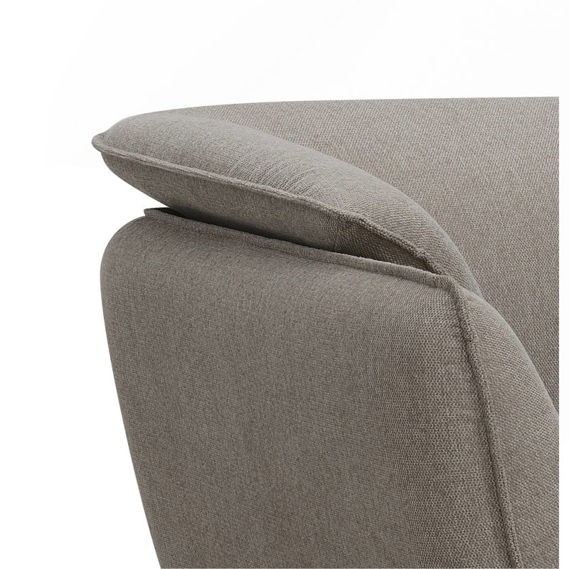 Brown Linen Chair, Brown Linen Blend