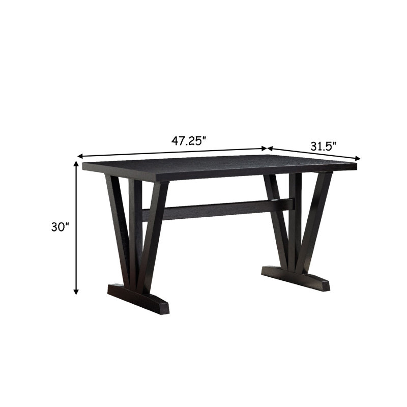 47" Trestle Dining Table,Kitchen table,Dining room table