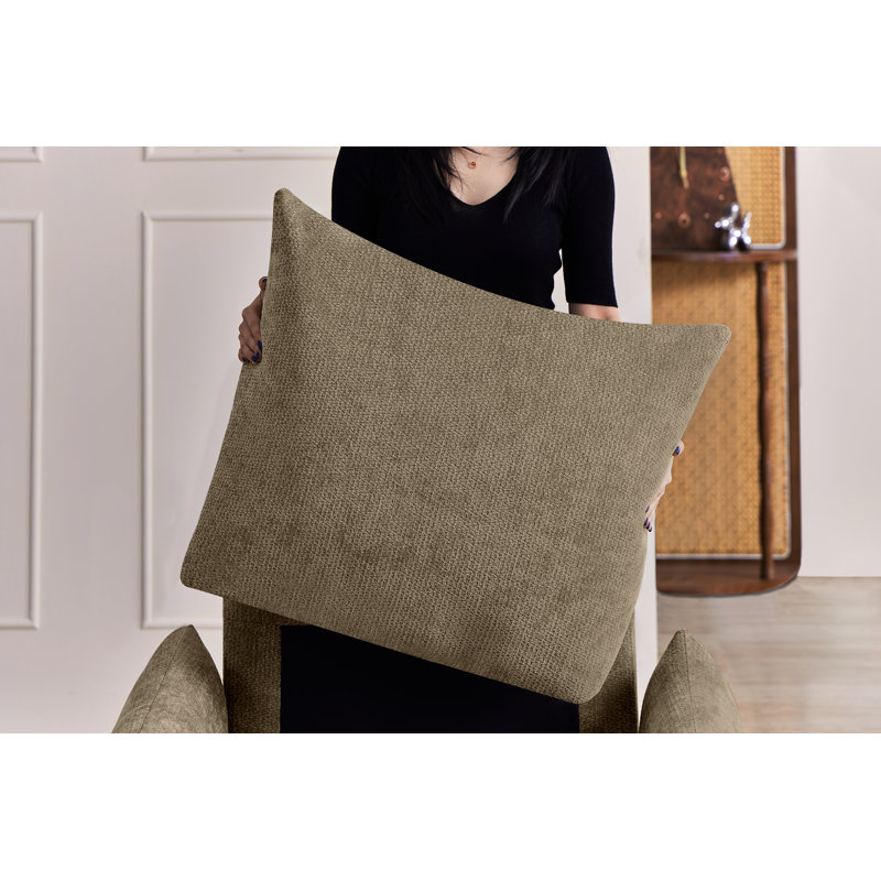 Fauteuil d'appoint en chenille Cocoon, Brun