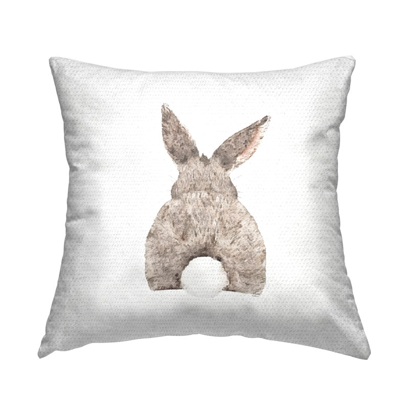 Coussin d'extérieur Fluffy Bunny Tail