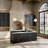 94.5"W Large Kitchen Island Double Side