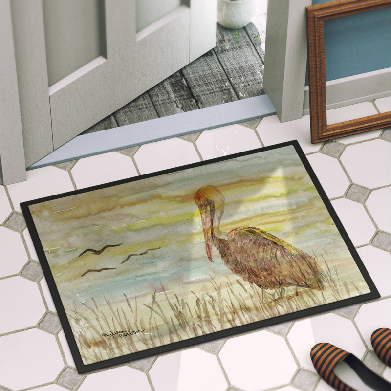 Samira Non-Slip Outdoor Doormat, Rectangle 2' x 3'