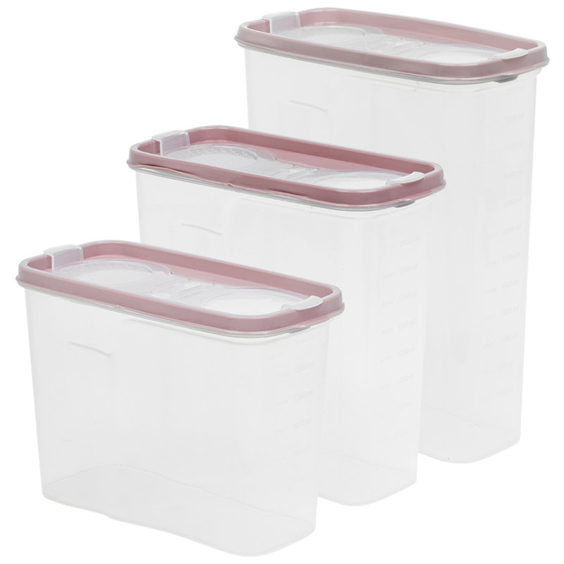Iyana Food Storage Container, Pink/White