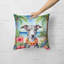 Whippet Luau Throw Pillow-99813374