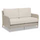 Manhattan 61'' High-Density Polyethylene (HDPE) Wicker Outdoor Loveseat