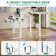 Curtia 140Cm W  Electric Height Adjustable  Desk with Charging Station & LED Light