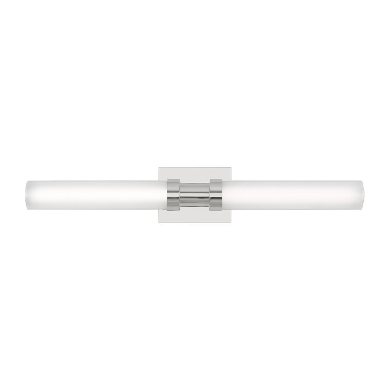 Éclairage à intensité variable pour meuble-lavabo à DEL 1 lumière Kelan, Chrome, H 26,75 po x l 4,75 po x P 4,5 po, 20 W