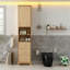 Grande armoire de salle de bain autoportante