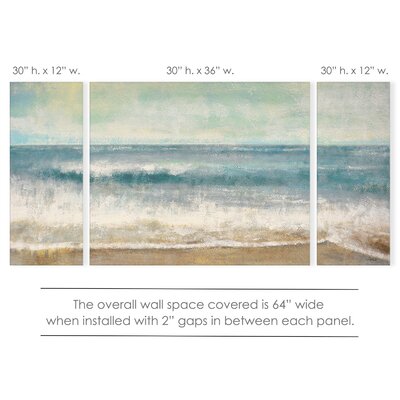 Beachcrest Home Beach Memories On Canvas 3 Pieces by Norman Wyatt Jr ...