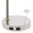19.5"H Quigley Silver Drum Shade Table Lamp