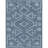 Kehr Bottineau Distressed Southwestern Blue Flat-Weave Rug-84991302