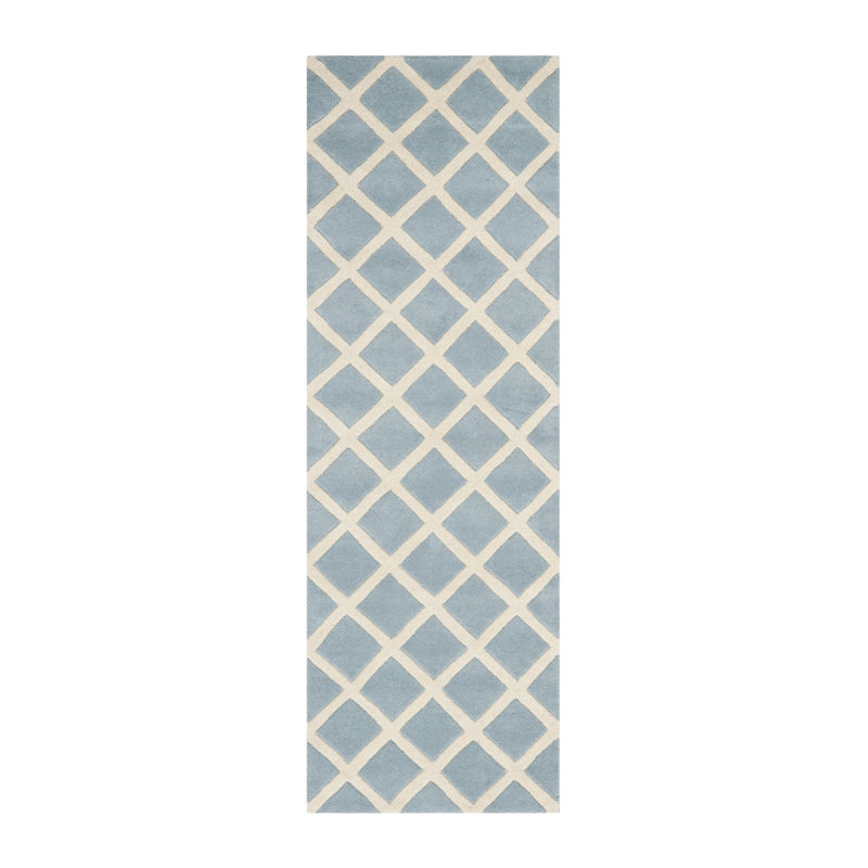 Chatham Hand Tufted Wool Geometric Rug, Runner 2'3" x 11'