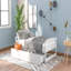 Lit plateforme simple avec deux tiroirs, blanc-2133532018