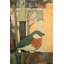 Peinture encadrée de deux oiseaux