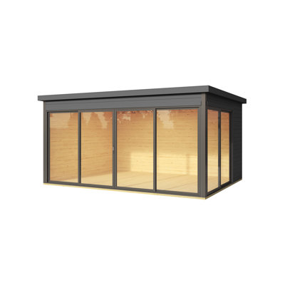 438 cm x 341 cm Gartenhaus