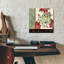 «Chickadee Holiday 4» par Jean Plout, art mural en verre acrylique, 12 po x 12 po-1680333524
