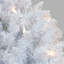 Guirlande de Noël artificielle blanche enneigée 9 'x 12 "pré-éclairée-lumières claires