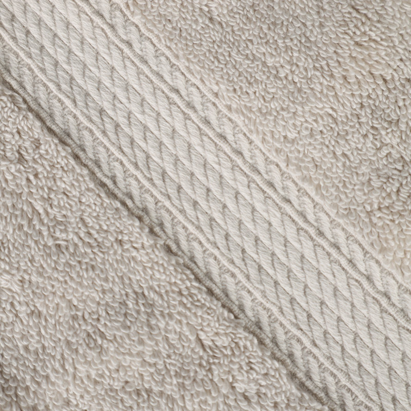 Egyptian Cotton Plush Heavyweight Absorbent 9 Piece Bathroom Towel Set, Stone