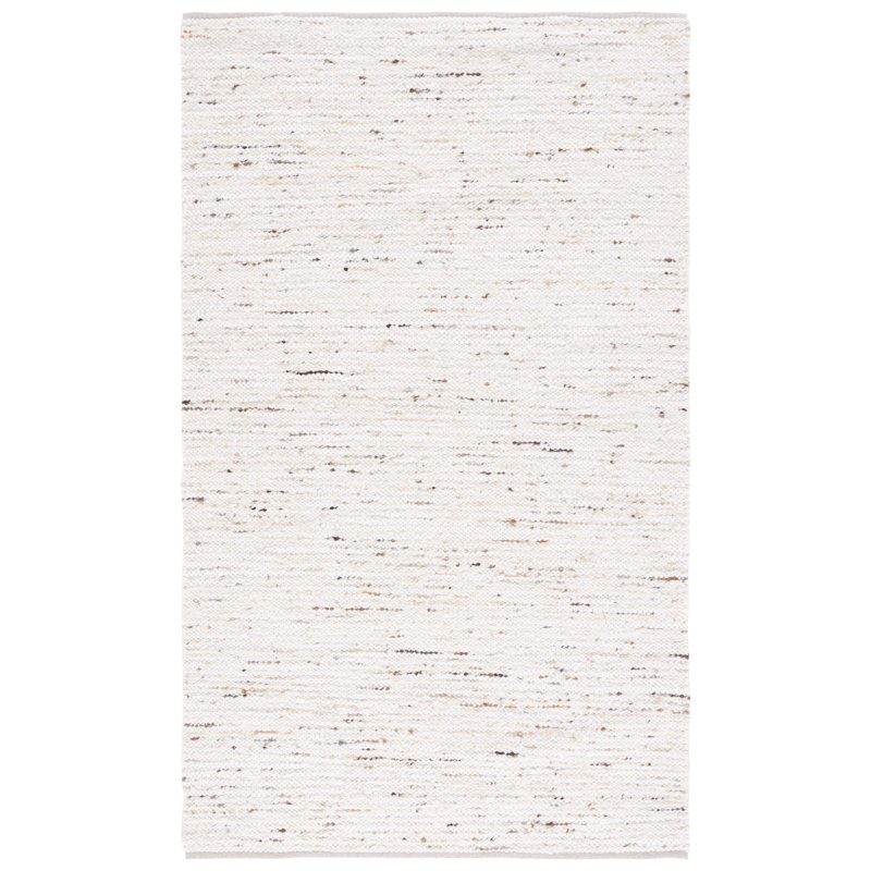 Keno Area Rug in Ivory/Gold, Rectangle 4' x 6'