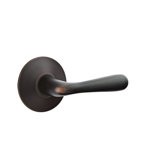 Basel Round Passage (Hall & Closet) Door Lever with Round Rosette