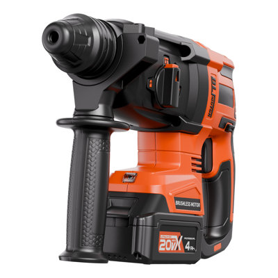 12.2"L x 5.12"W x 13.13"H Steel Cordless Rotary Hammer Drill