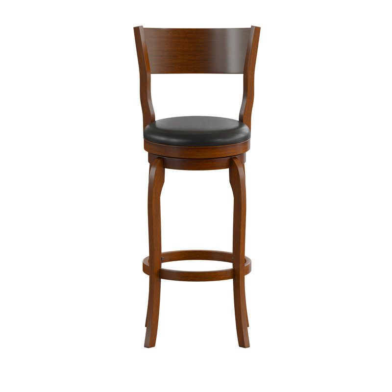 Tabouret de salle à manger Enola, Tabouret de bar (siège d’une hauteur de 30 po), Espresso