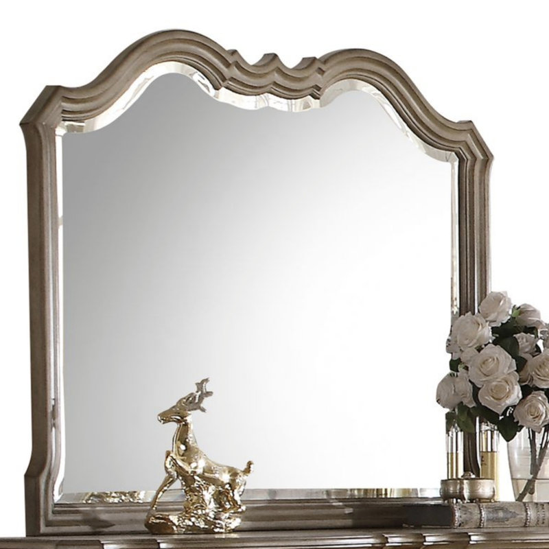 Miroir Chelmsford au fini taupe antique (miroir inclus seulement)