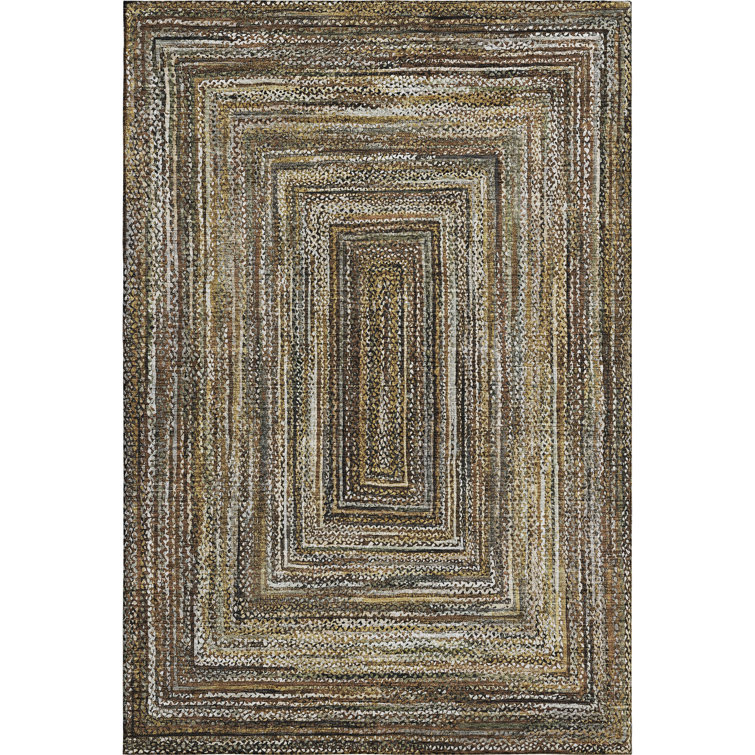 Premium Machine Washable Bucz AMF1725 Geometric Rug