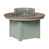 Hammered Top Bronze with Seafoam Base selected