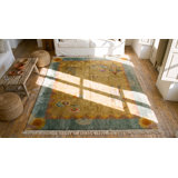 Soft Decorative Color Antique Calming Chinese Art Deco Rug