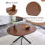Ensemble de table de salle à manger extensible ronde pour 4 à 6 personnes, ensemble de table et chaises de cuisine en bois moderne, ensemble de table de salle à manger pour petit appartement-1714847697