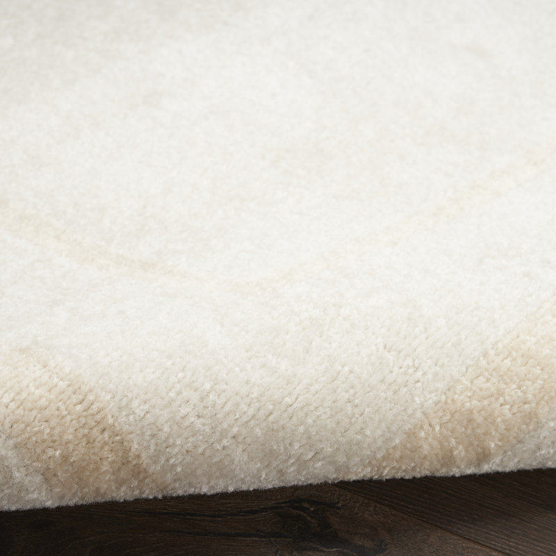 Tapis intérieur / extérieur ivoire Nourison Essentials, Rectangle 6 pi x 9 pi