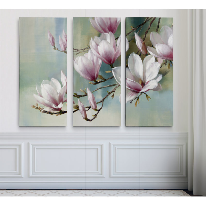 «Magnolia Morning», reproduction d'art sur toile, H 24 po x l 36 po x P 1,5 po