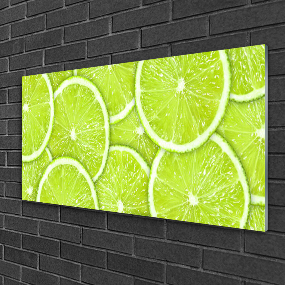 Lime Kitchen - No Frame Print on Glass