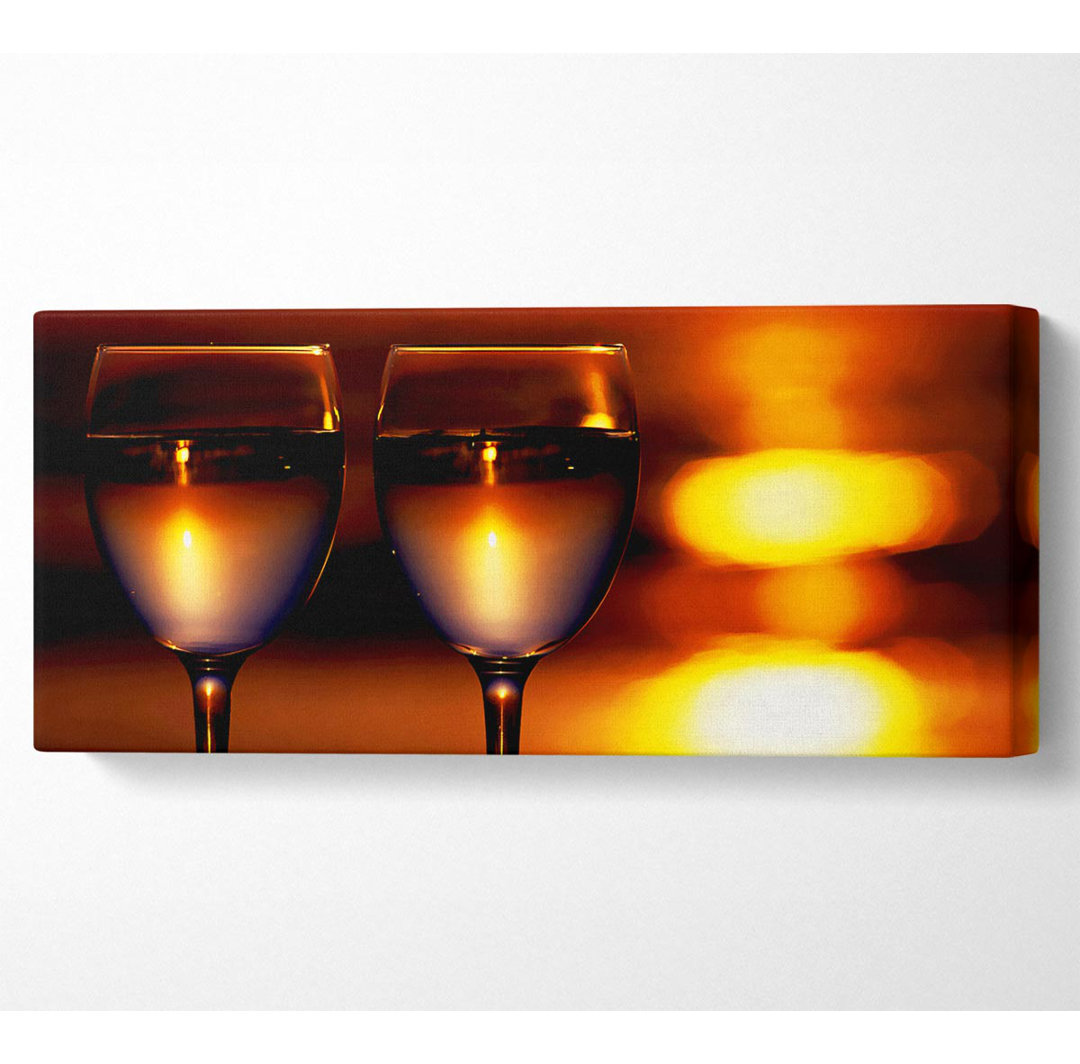 Sunset Wine Lovers - Kunstdrucke auf Leinwand