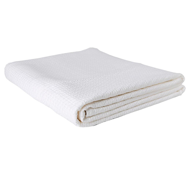 Simply Cotton_Matelassé, King Matelassé, White