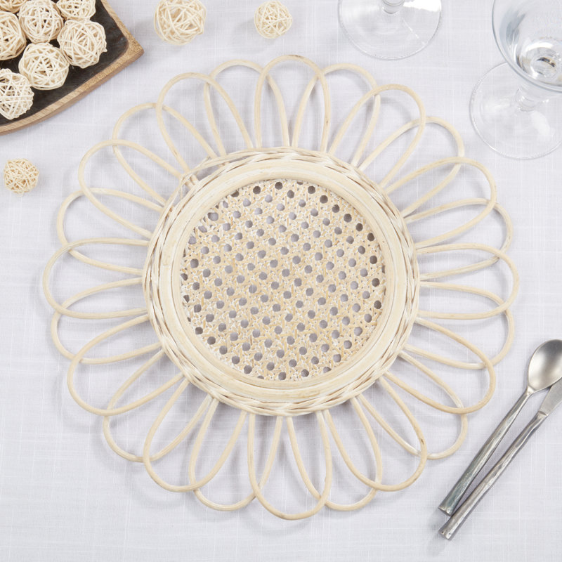 Rattan Collection 100% Rattan Round Placemat
