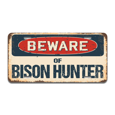 Cadre en aluminium Beware of Bison Hunter