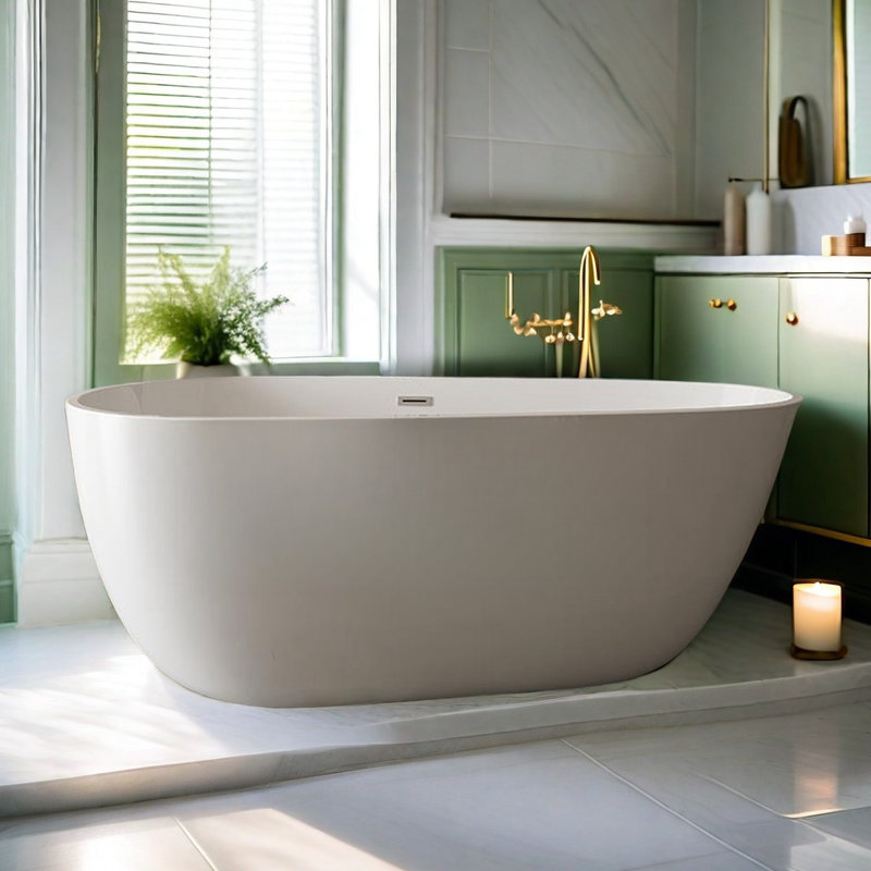 59.06'' W 22.83'' H Tub & Shower Kit