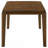 Rectangular Dining Table Dark Wood