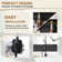 CASAINC Single-Handle Pull Out Kitchen Single Hole Faucet with Deck Plate